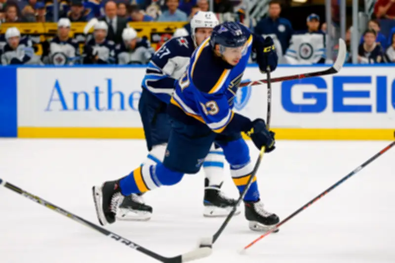 Blues trade Jordan Kyrou to Capitals for McMichael, Gastrin, pick