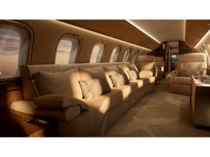 Bombardier and Elie Saab Unveil Haute Couture Cabin for Global 8000 Jet
