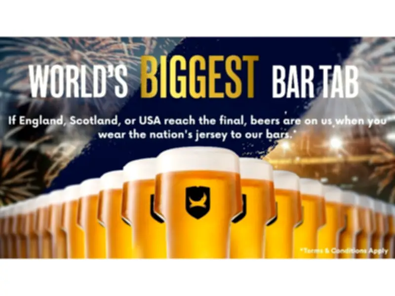BrewDog and Tilray Offer £1 Million Free Pints If England, Scotland, or US Reaches Football Final