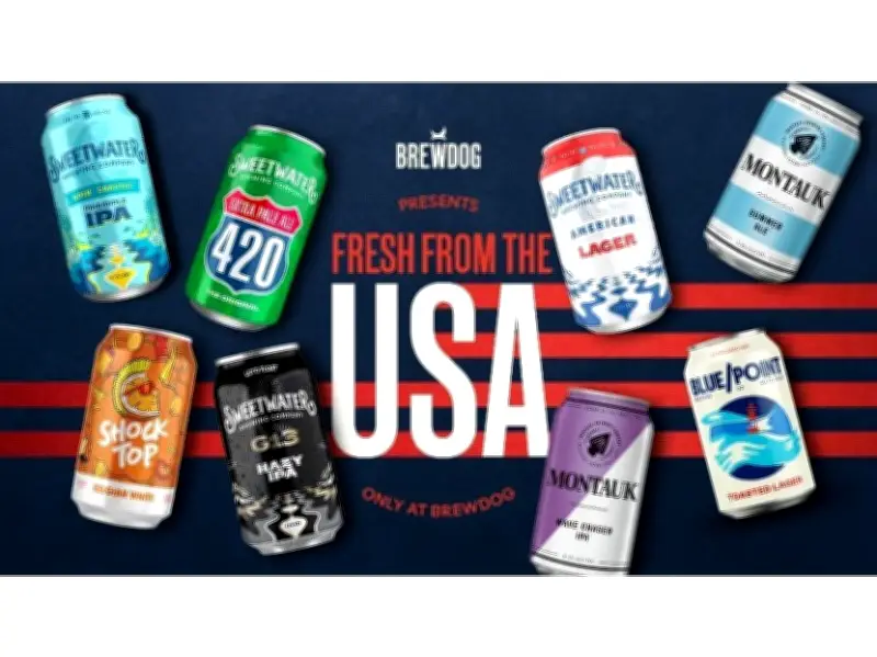 BrewDog Launches 24 American Craft Beers Across UK in Tilray Deal