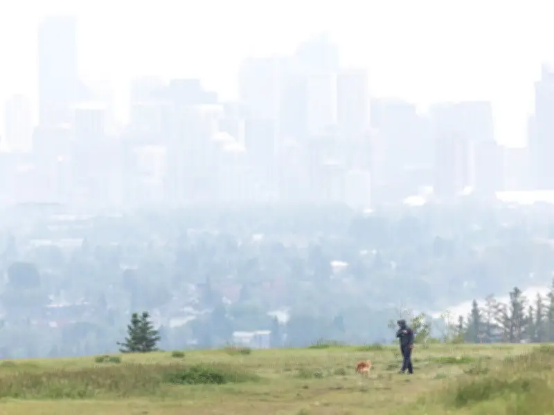 Calgary Air Quality Warning Continues as Wildfire Smoke Lingers