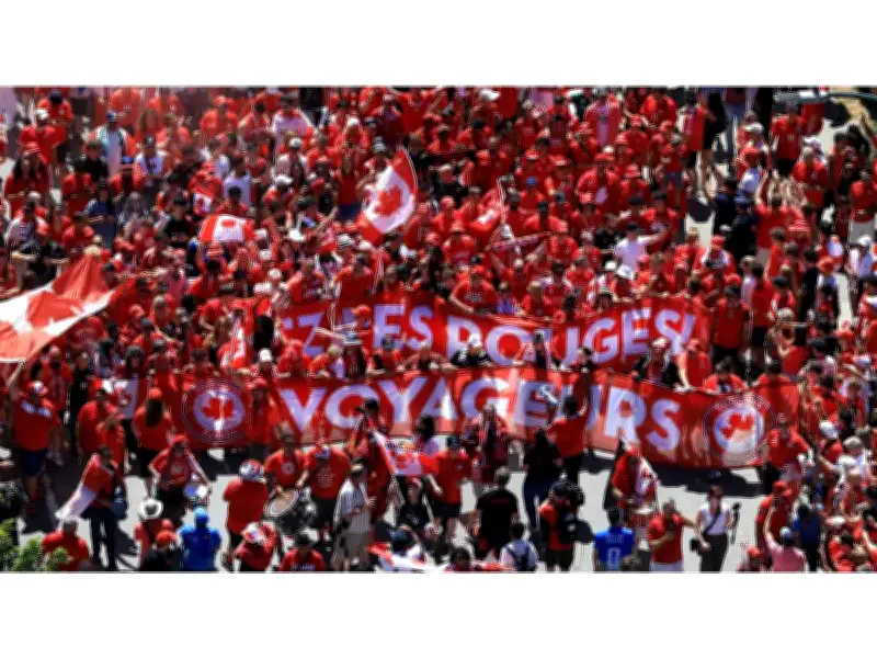 Calgary fans celebrate Canada's historic World Cup win in Vancouver