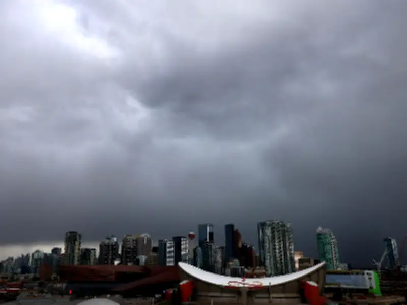 Calgary Hit with Heavy Rain and Hail, Environment Canada Warns
