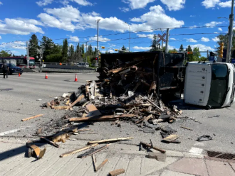 Calgary Police: Rollover on Bow Trail Halts Traffic