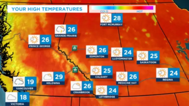 Calgary Weather: More Warmth Thursday Then Multi-Day Rain Event Starts Friday Night