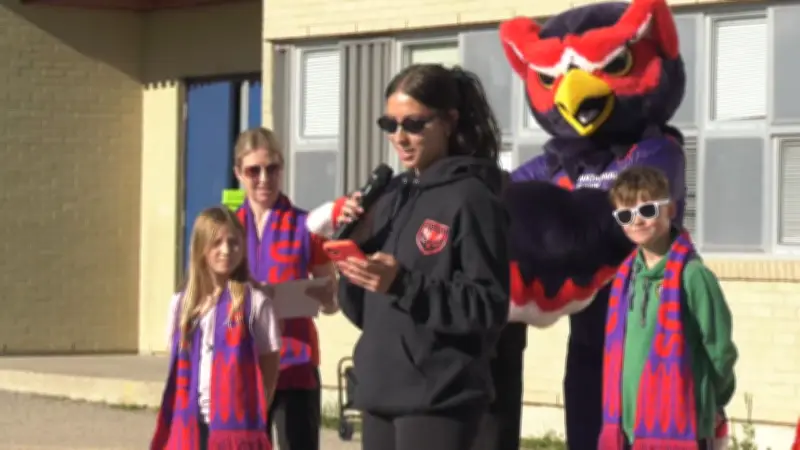 Calgary Wild FC players visit schools, inspiring students in community outreach
