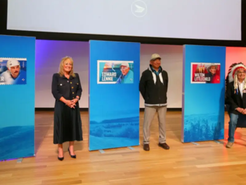 Canada Post Stamps Honor Indigenous Sports Leaders Littlechild, Trottier, Lennie