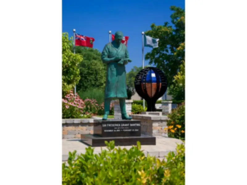 Canada's First Talking Statue of Sir Frederick Banting Debuts in London, ON