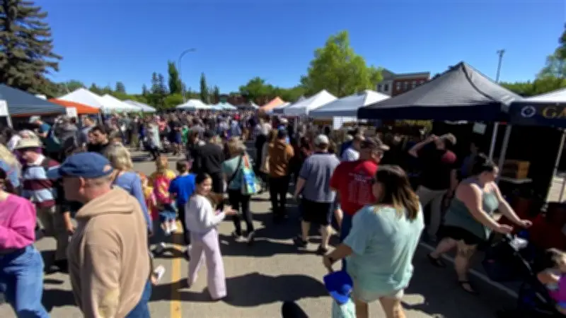 Canada's Largest Outdoor Market Opens Sunny First Day in St. Albert
