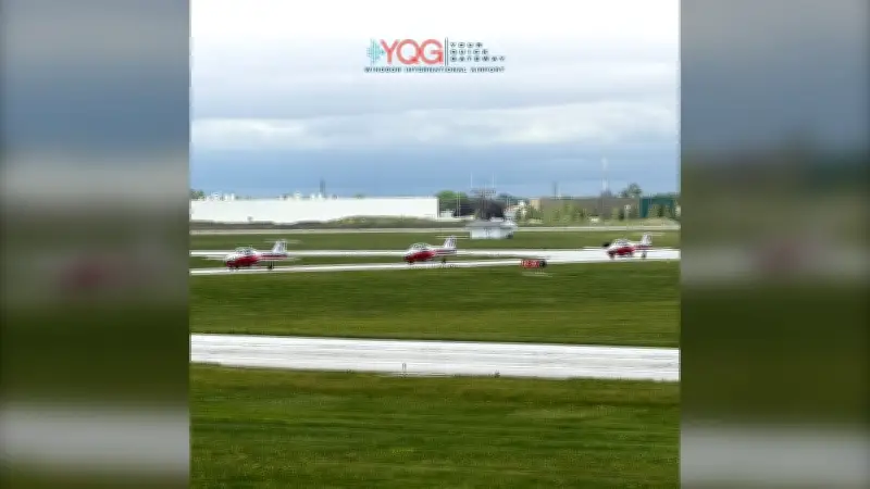 Canada's Snowbirds Spotted in Windsor on June 18, 2026