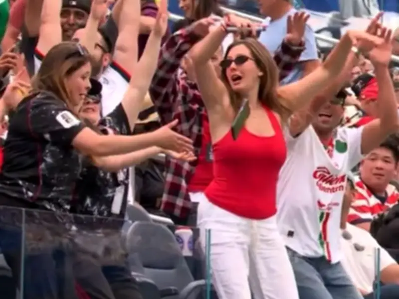 Canadian fan's phone goes viral in wave mishap at FIFA World Cup