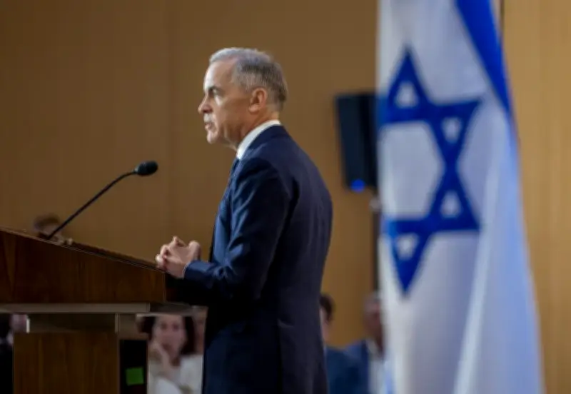 Carney Denounces Antisemitism at Toronto Synagogue, Critics Say Too Little Too Late