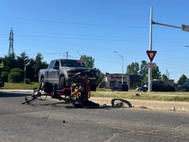 Charges Laid in Kitchener Roundabout Crash That Injured Cyclist