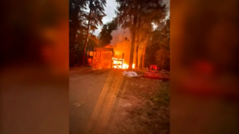 Cherry Creek Fire Destroys Home, Triggers Large Emergency Response