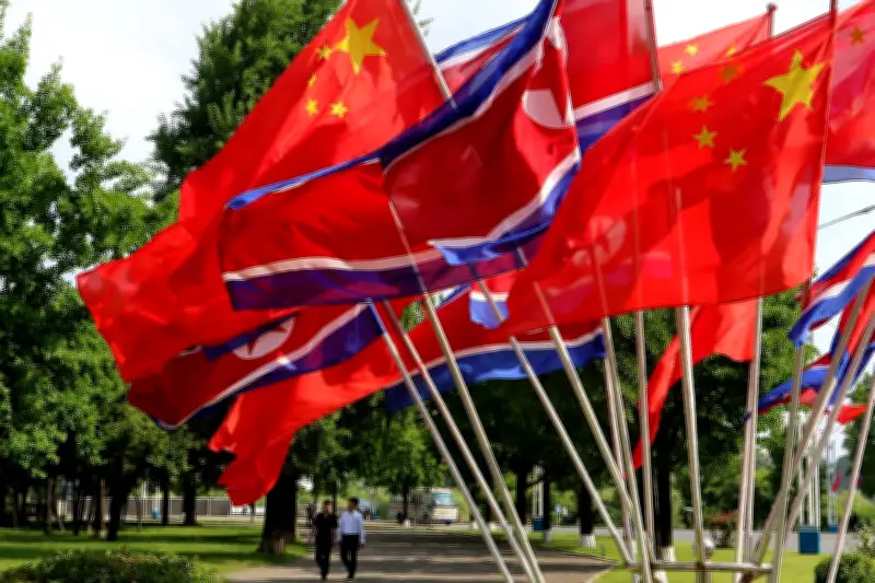 China's Xi Given Lavish Welcome in North Korea Ahead of Talks with Kim