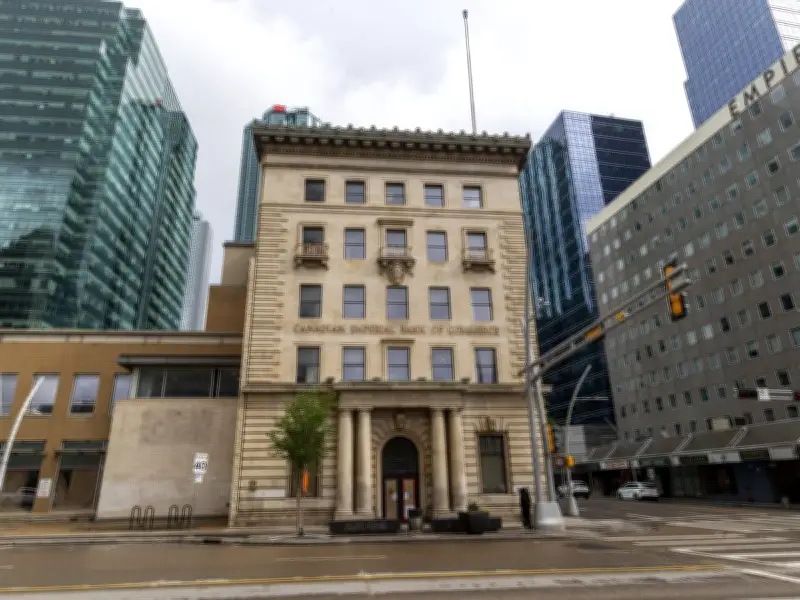 CIBC sells historic Jasper Ave branch as Ice District draws business downtown