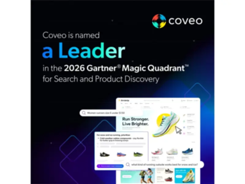 Coveo Named a Leader in 2026 Gartner Magic Quadrant for Search and Product Discovery
