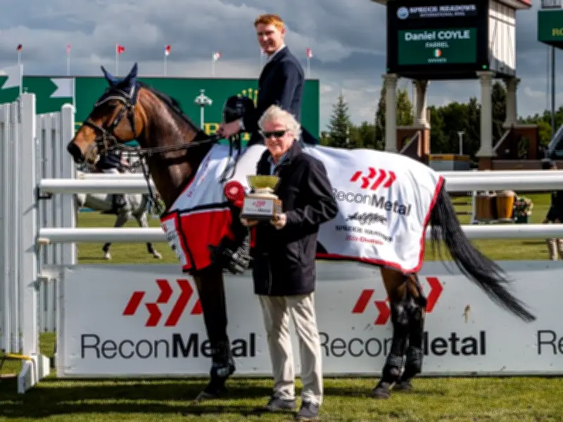 Daniel Coyle doubles up at Spruce Meadows National, calls it 'one of the best places in the world'