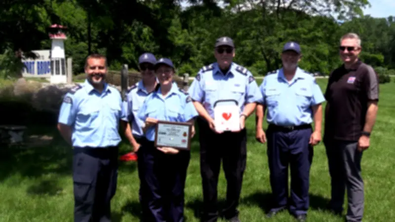 Dave Mounsey Memorial Fund Presents 258th Defibrillator to Canadian Coast Guard