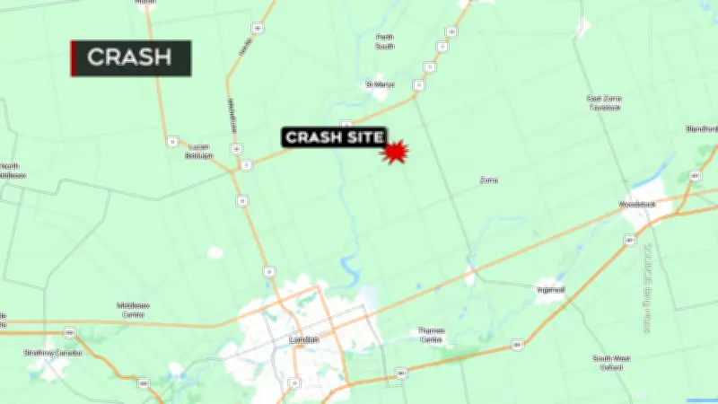 Driver Critically Injured After Vehicle Hits Hydro Pole in London
