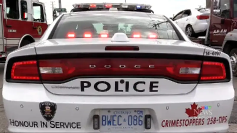 Drouillard Road Closed for Investigation in Windsor
