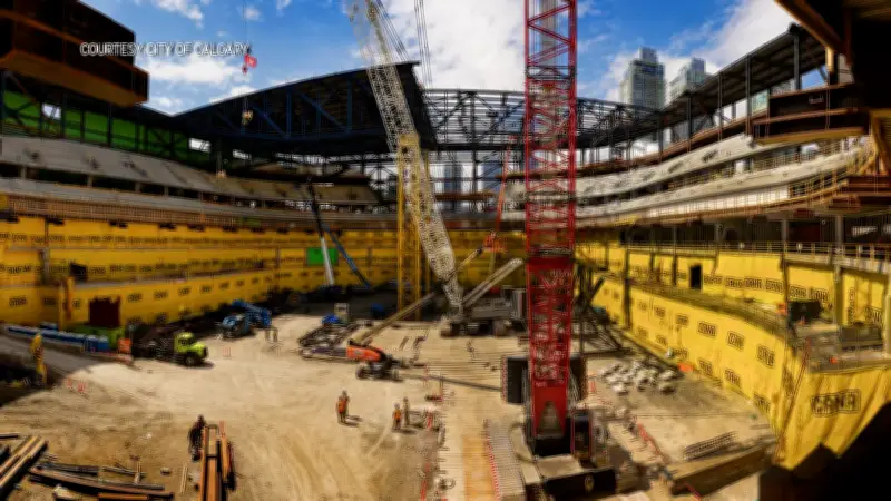 Drywall Installation Begins at Scotia Place as Event Centre Stays on Schedule