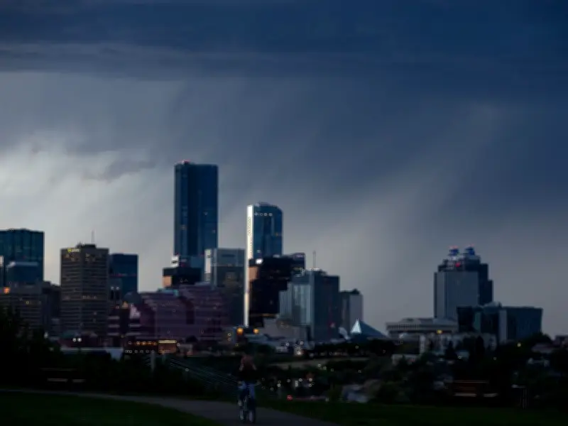 Edmonton Weather Alert: Severe Thunderstorms with Hail and Heavy Rain Expected