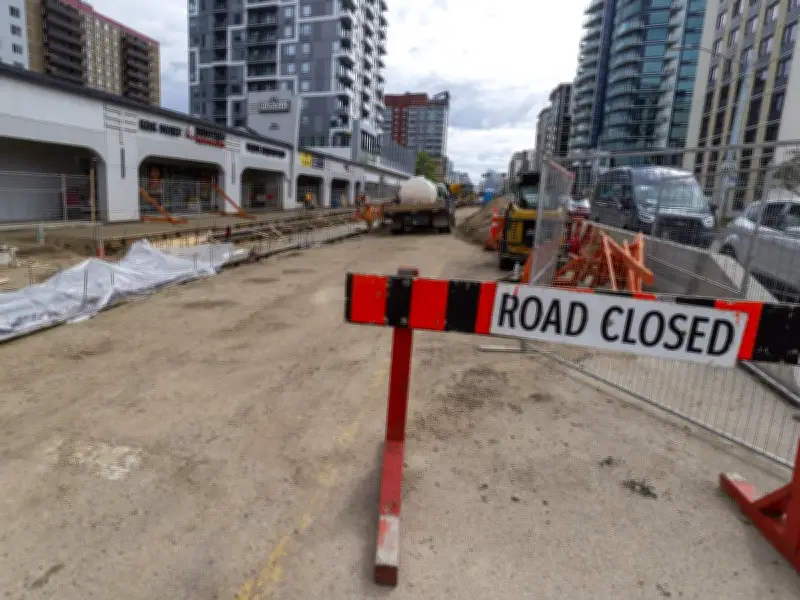 Edmonton's 'Bermuda Triangle' Construction Drives Away Customers