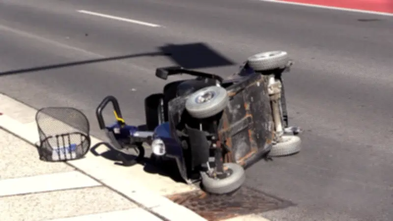 Elderly Woman Seriously Injured in Scooter-Car Collision in London