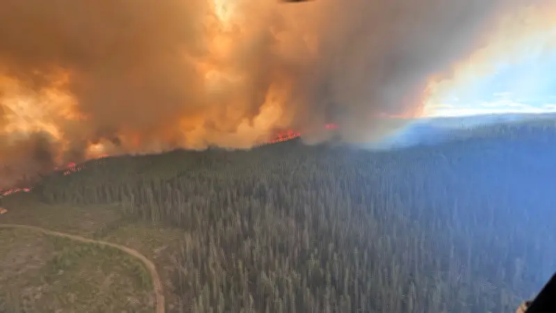 Evacuation Alert Issued as B.C. Wildfire Poses Life Threat