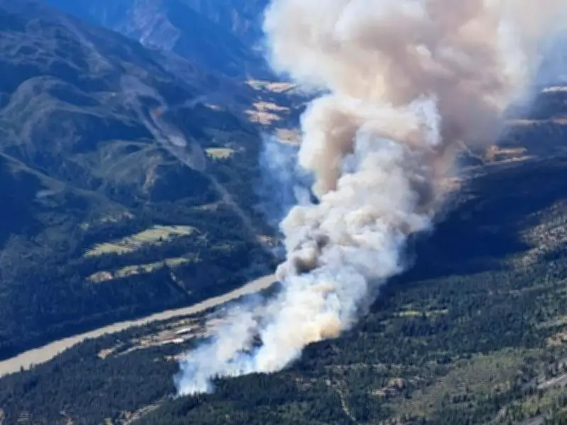Evacuation Alert Issued for Out-of-Control Wildfire Near Lytton, BC