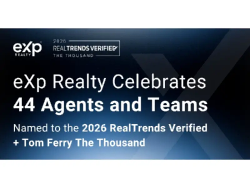 eXp Realty Agents Secure 54 Spots on 2026 RealTrends + Tom Ferry The Thousand List