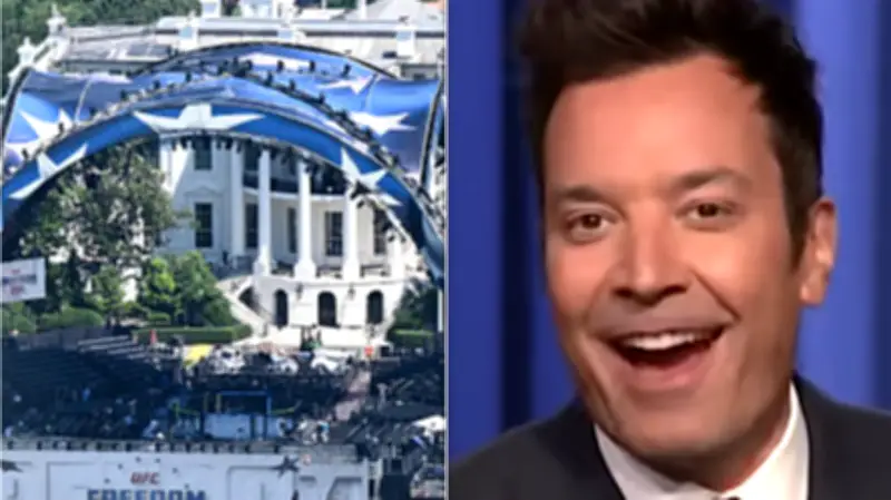 Fallon Jokes Trump Sleeps at NBA Games, Hopes UFC Keeps Him Awake