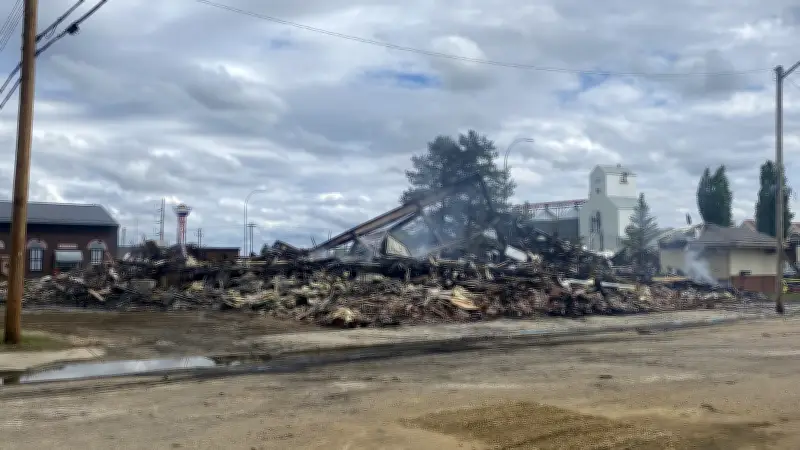 Fire Destroys Wetaskiwin Memorial Arts Centre