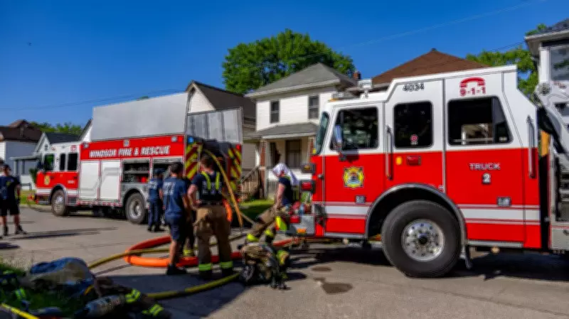 Fire Spreads to 3 Homes, 11 Displaced in Windsor