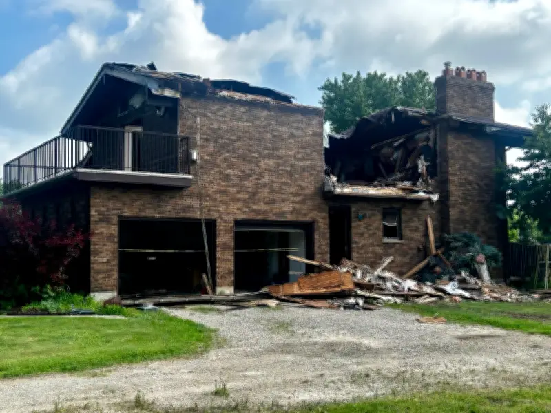 Firefighter Hospitalized After $750K House Fire Near Strathroy