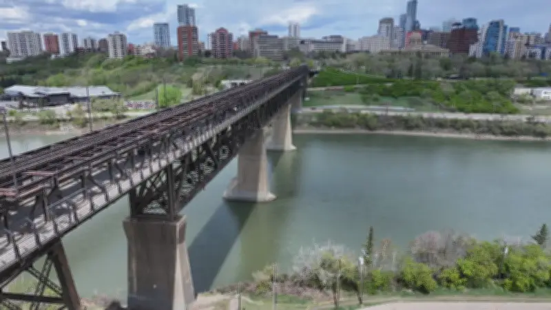 Heavy rainfall, slope instability close High Level Bridge sidewalk