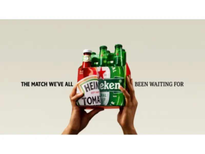 Heinz and Heineken Launch First Official Collaboration: A Six-Pack with a Twist
