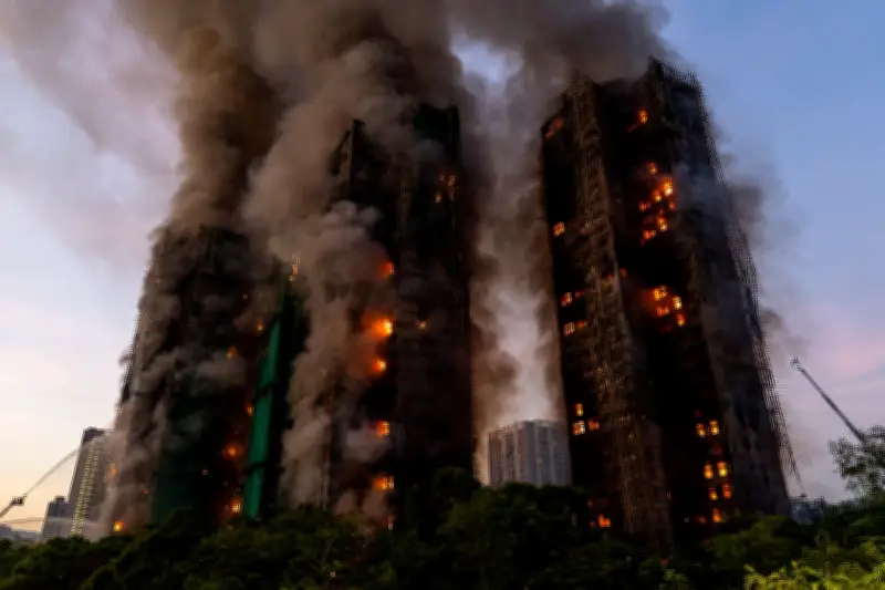Hong Kong Charges 7 People and 2 Firms Over Deadly Fire That Killed 168