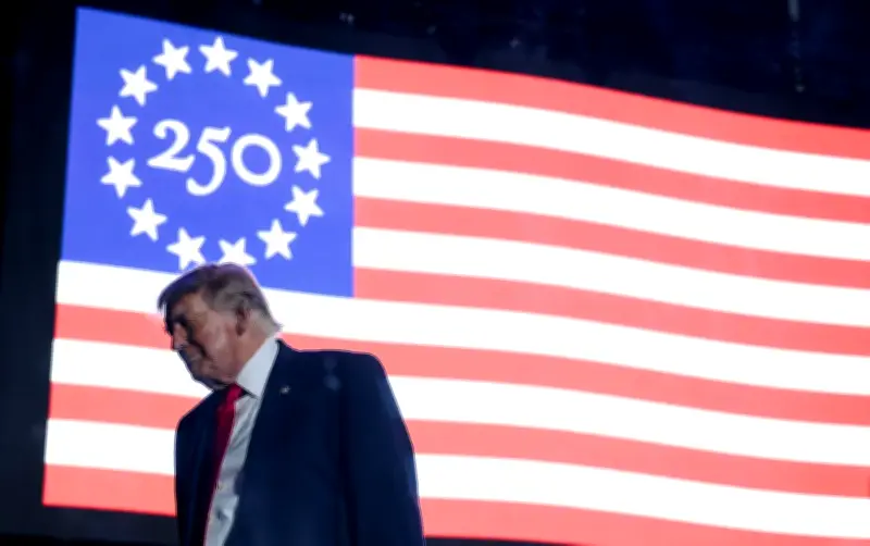 How Trump’s Takeover Fractured America’s Birthday Party