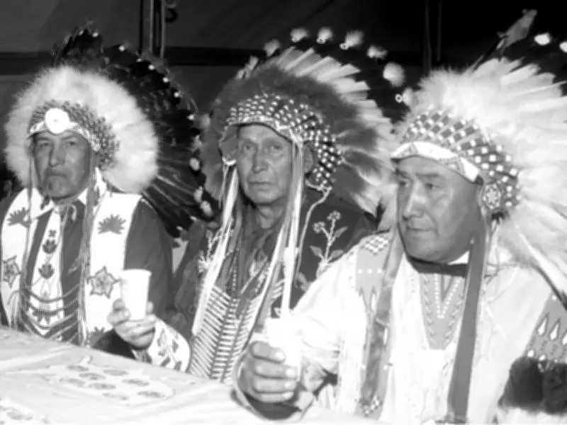 Indigenous Guests at Saskatoon Pancake Event in 1962