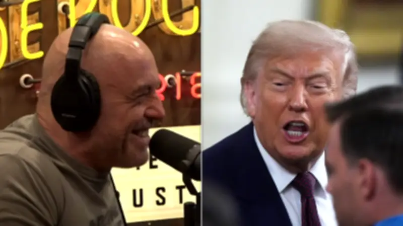 Joe Rogan Laughs Recalling Trump's 'We Gotta Go Somehow' Joke on Terror Fears