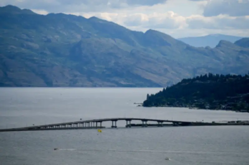 Kayaker dies, another rescued after capsizing in wind near Kelowna, B.C.