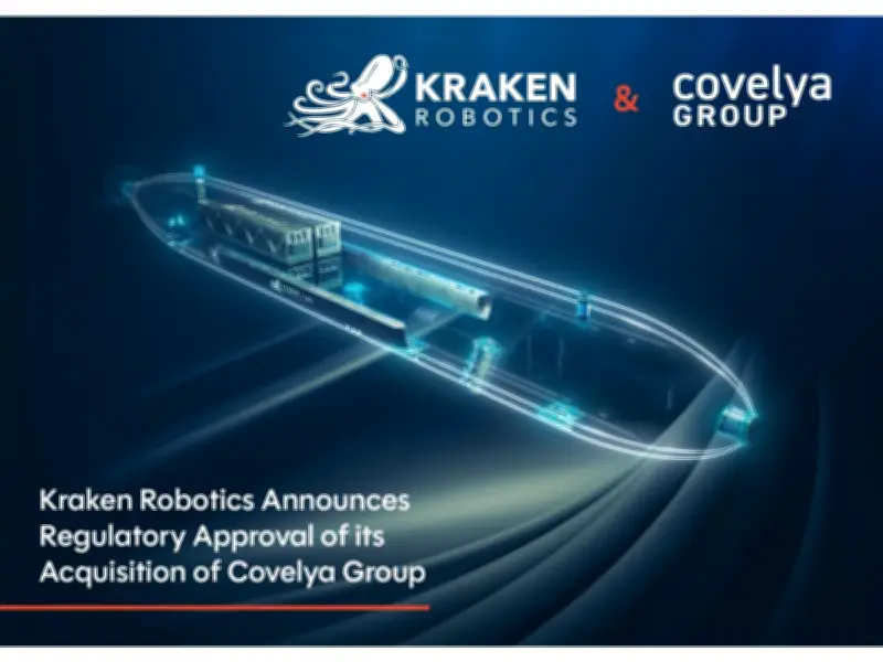 Kraken Robotics Gets Regulatory Nod for Covelya Group Acquisition