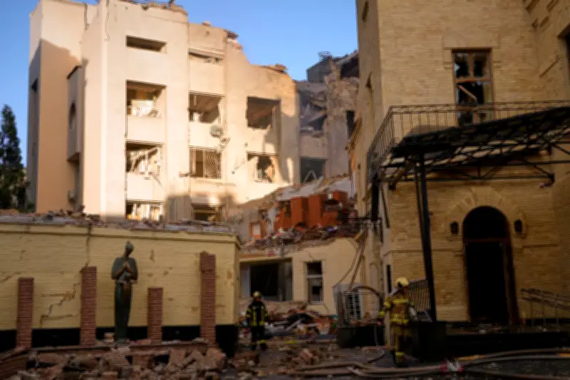Kyiv Hit by Large Wave of Russian Strikes, People Feared Trapped in Rubble
