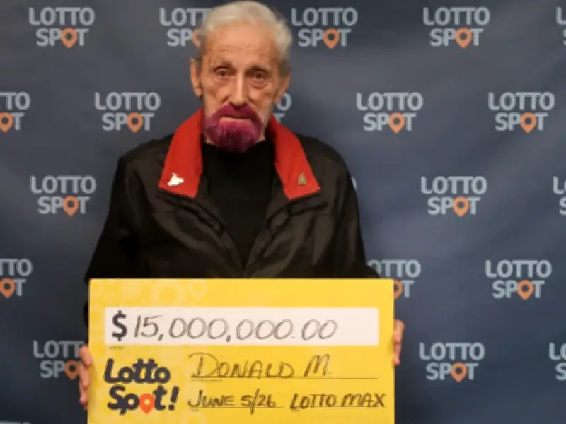 Lacombe Man with Pink Beard Wins $15M Lotto Max Jackpot