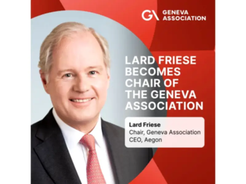 Lard Friese, CEO of Aegon, Appointed Chair of the Geneva Association