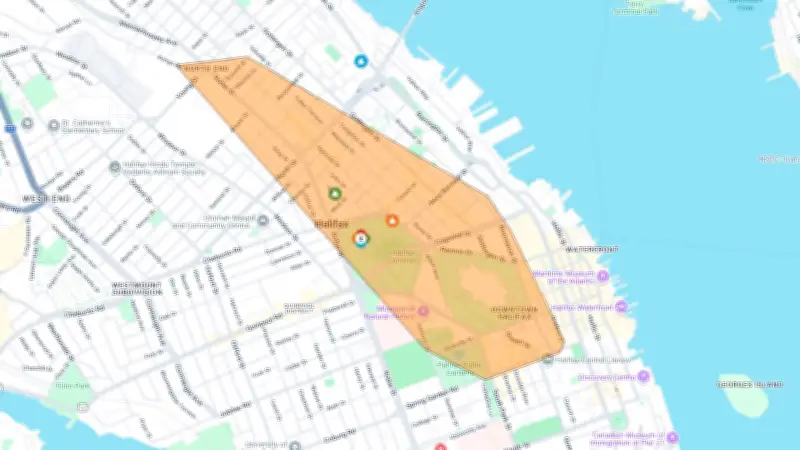 Large Power Outage Hits Downtown and North End Halifax