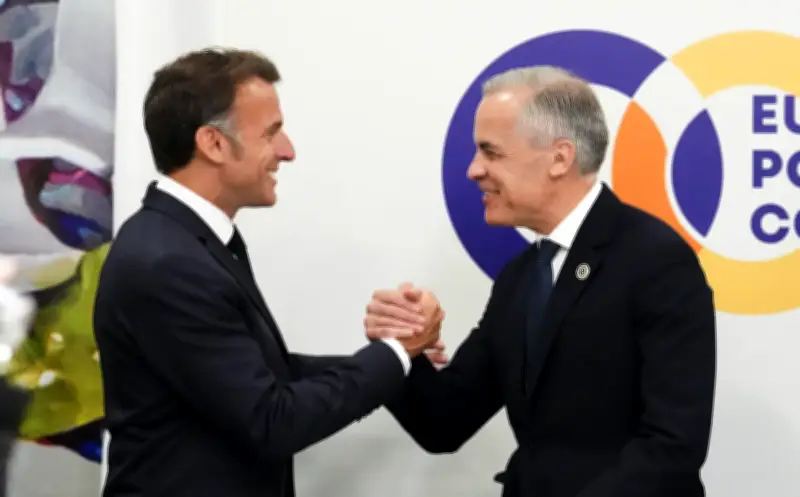 Macron urges Canada to strengthen Europe ties against 'power politics'