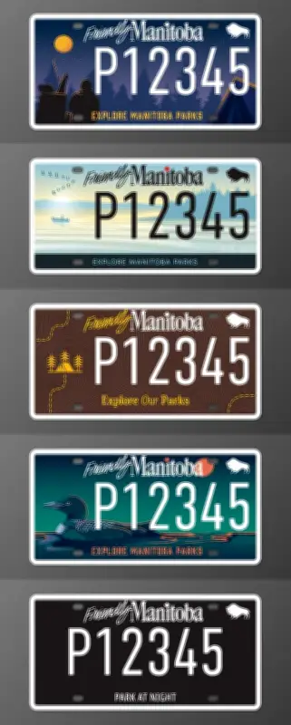 Manitobans to Vote on New Parks Licence Plate Designs